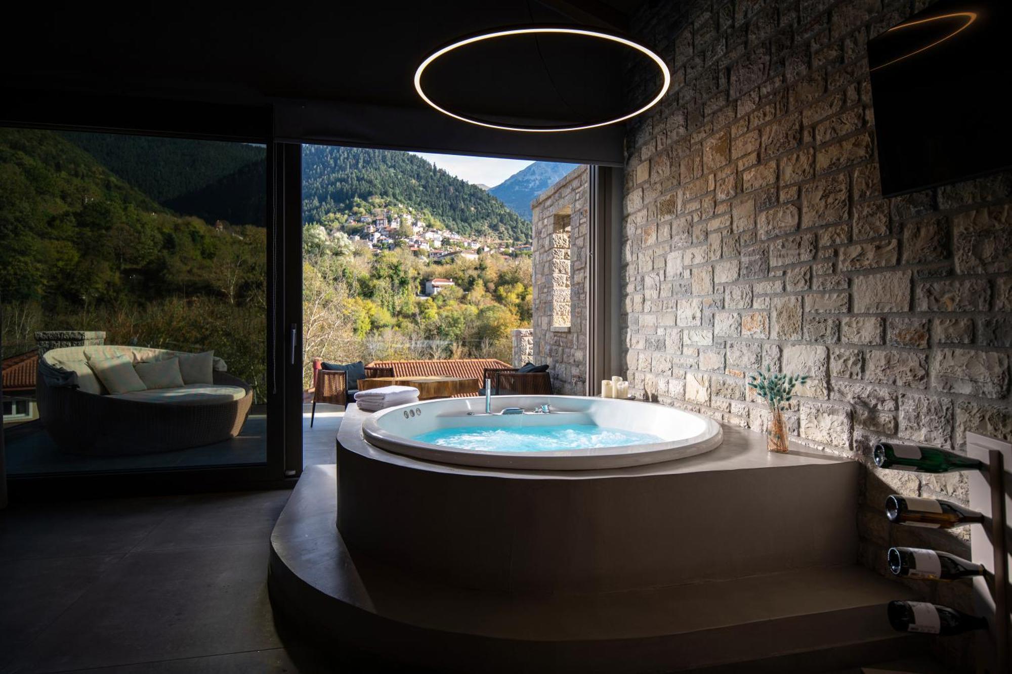 Evora Luxury Suites Mega Chorio Exteriér fotografie