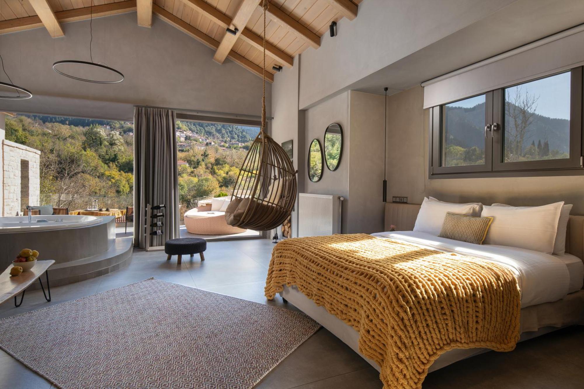Evora Luxury Suites Mega Chorio Exteriér fotografie