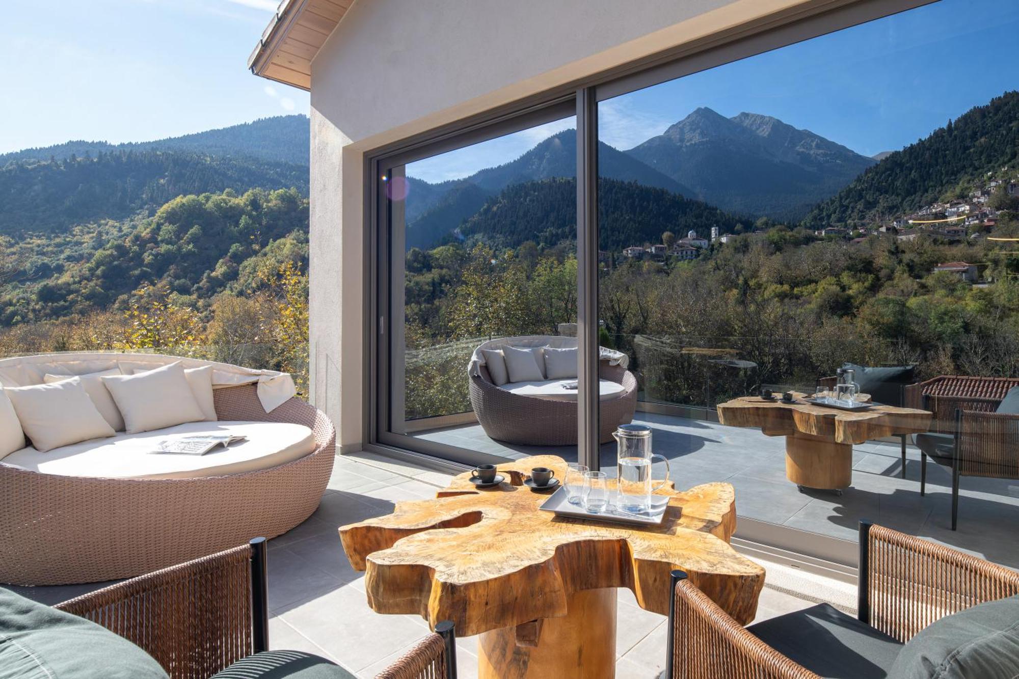 Evora Luxury Suites Mega Chorio Exteriér fotografie
