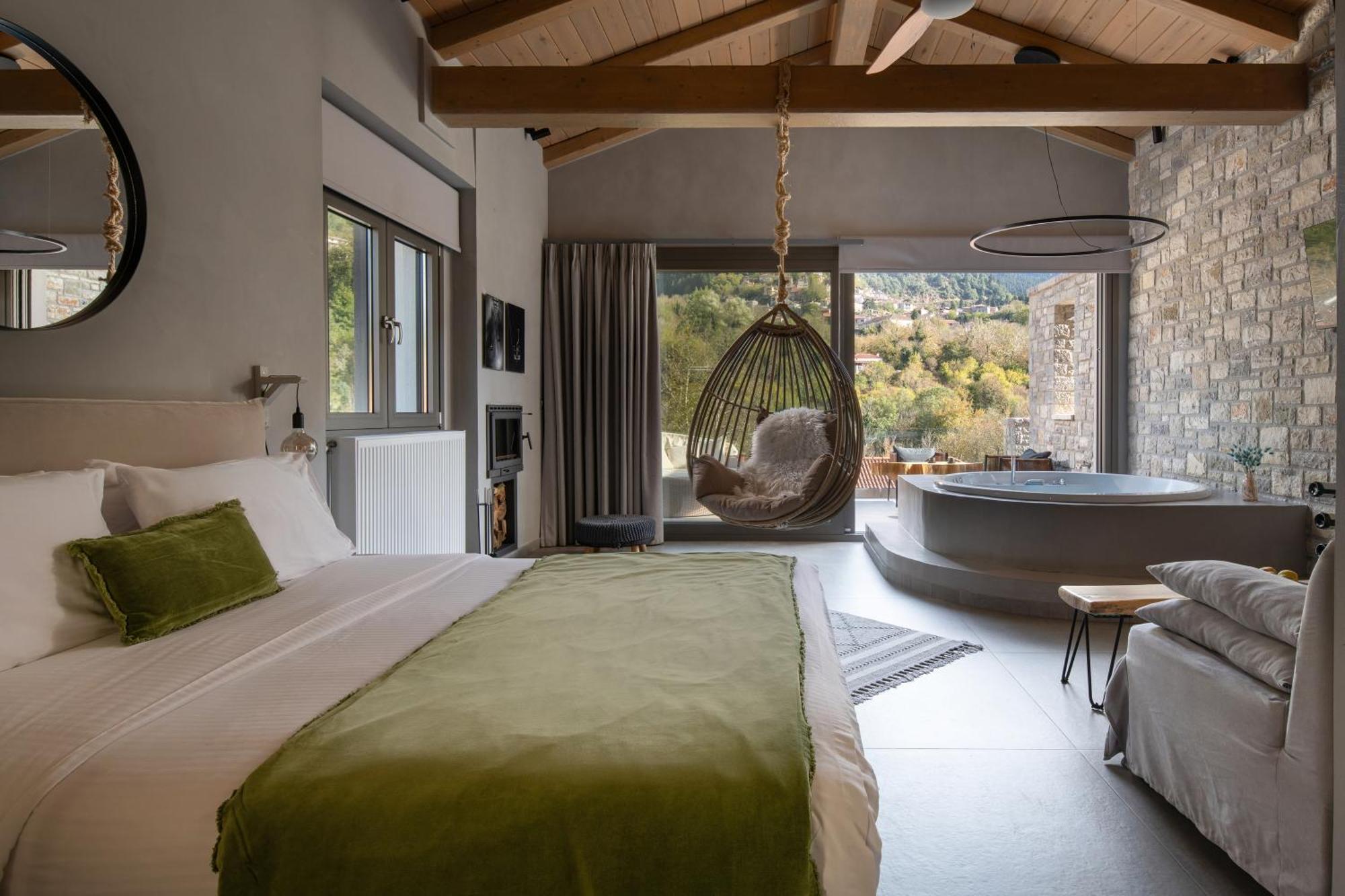 Evora Luxury Suites Mega Chorio Exteriér fotografie