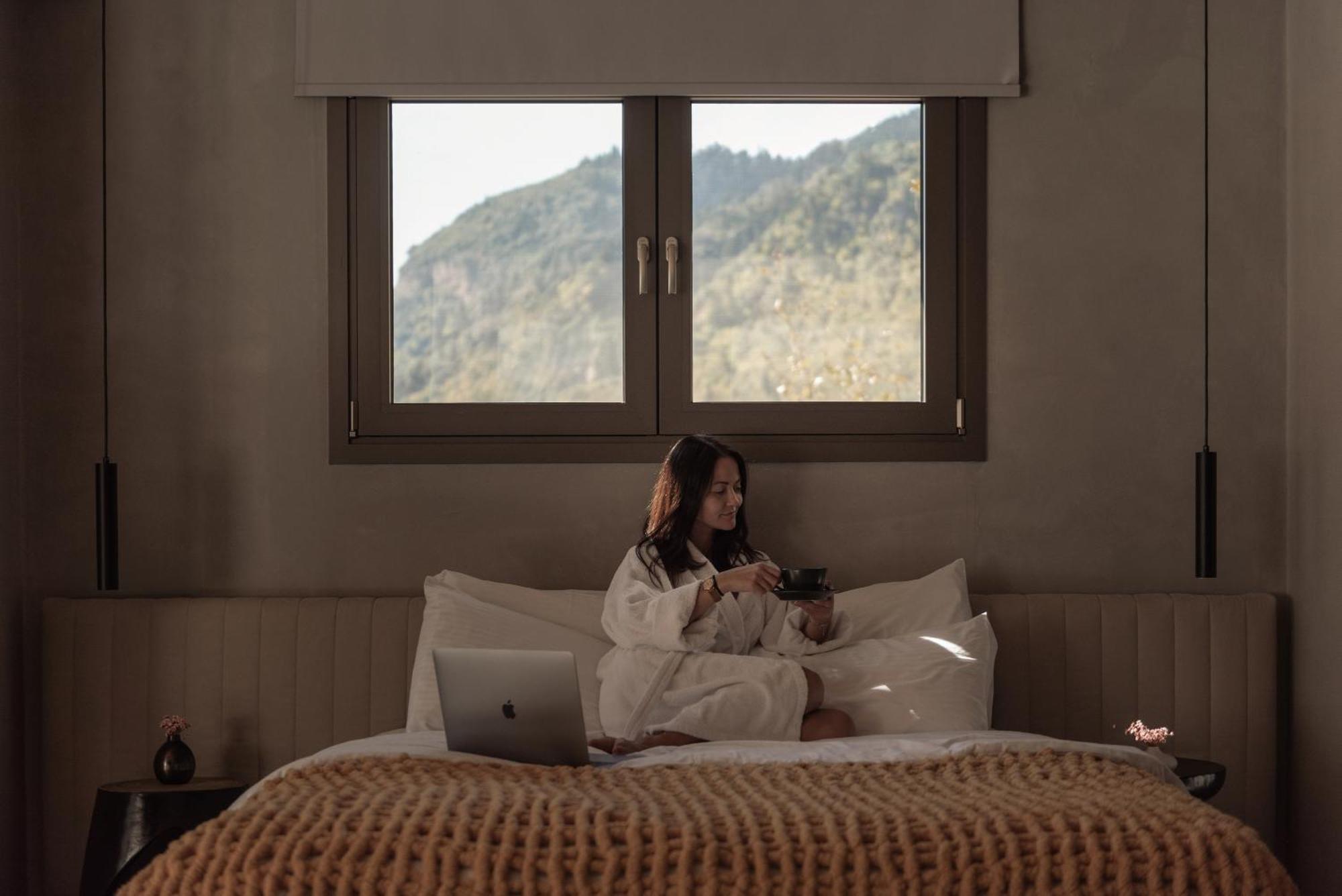 Evora Luxury Suites Mega Chorio Exteriér fotografie
