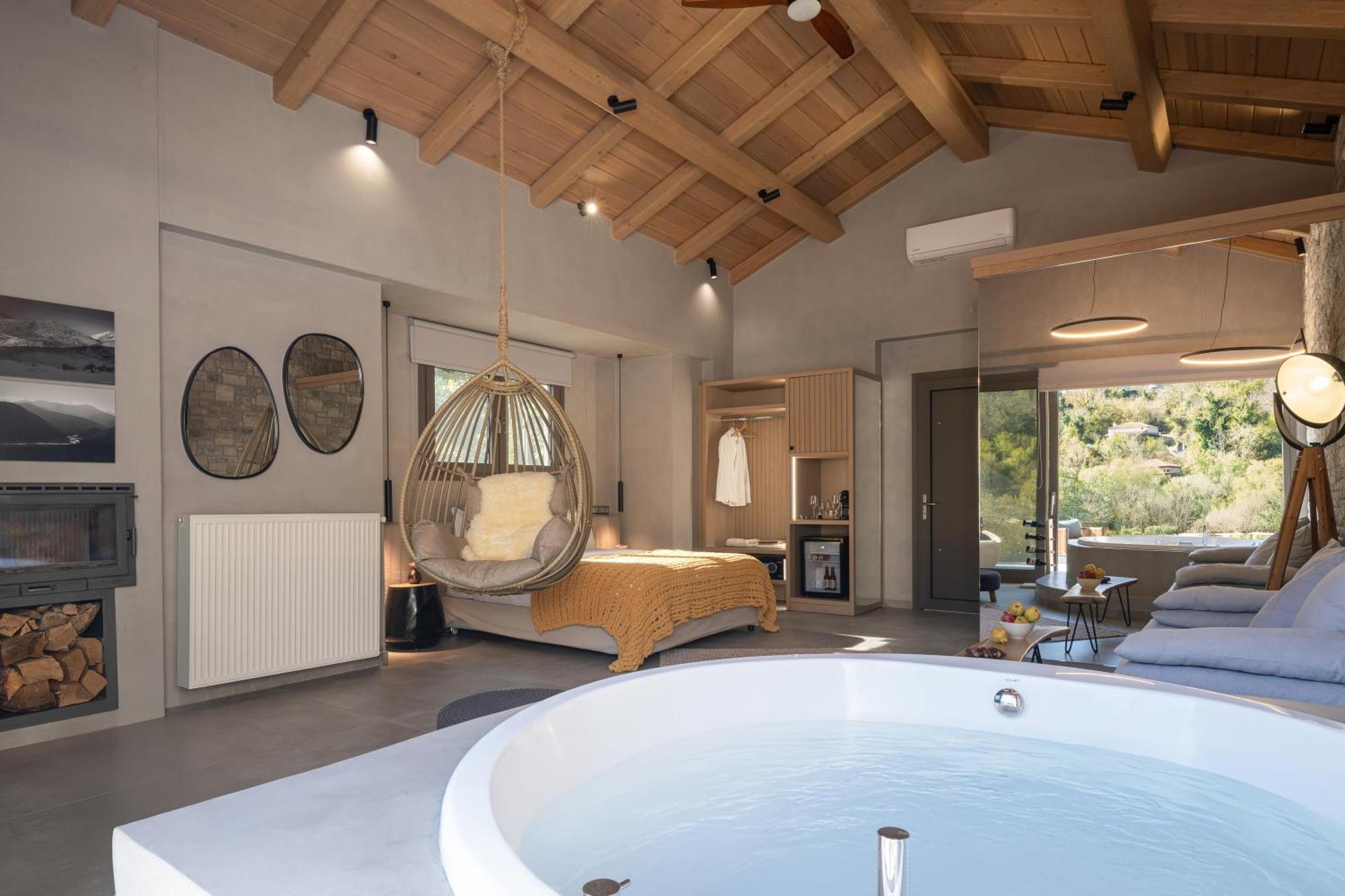 Evora Luxury Suites Mega Chorio Exteriér fotografie