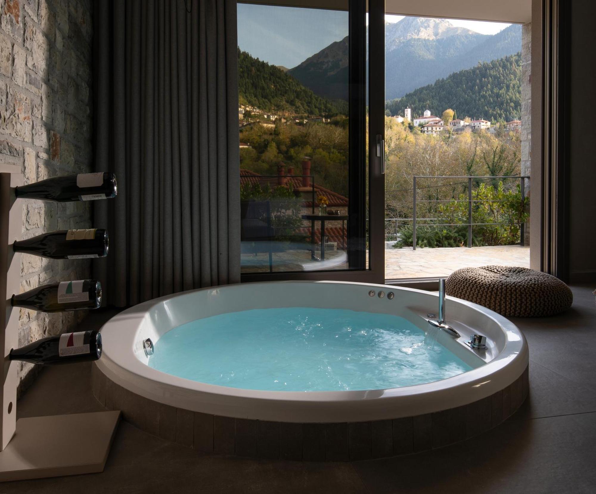 Evora Luxury Suites Mega Chorio Exteriér fotografie