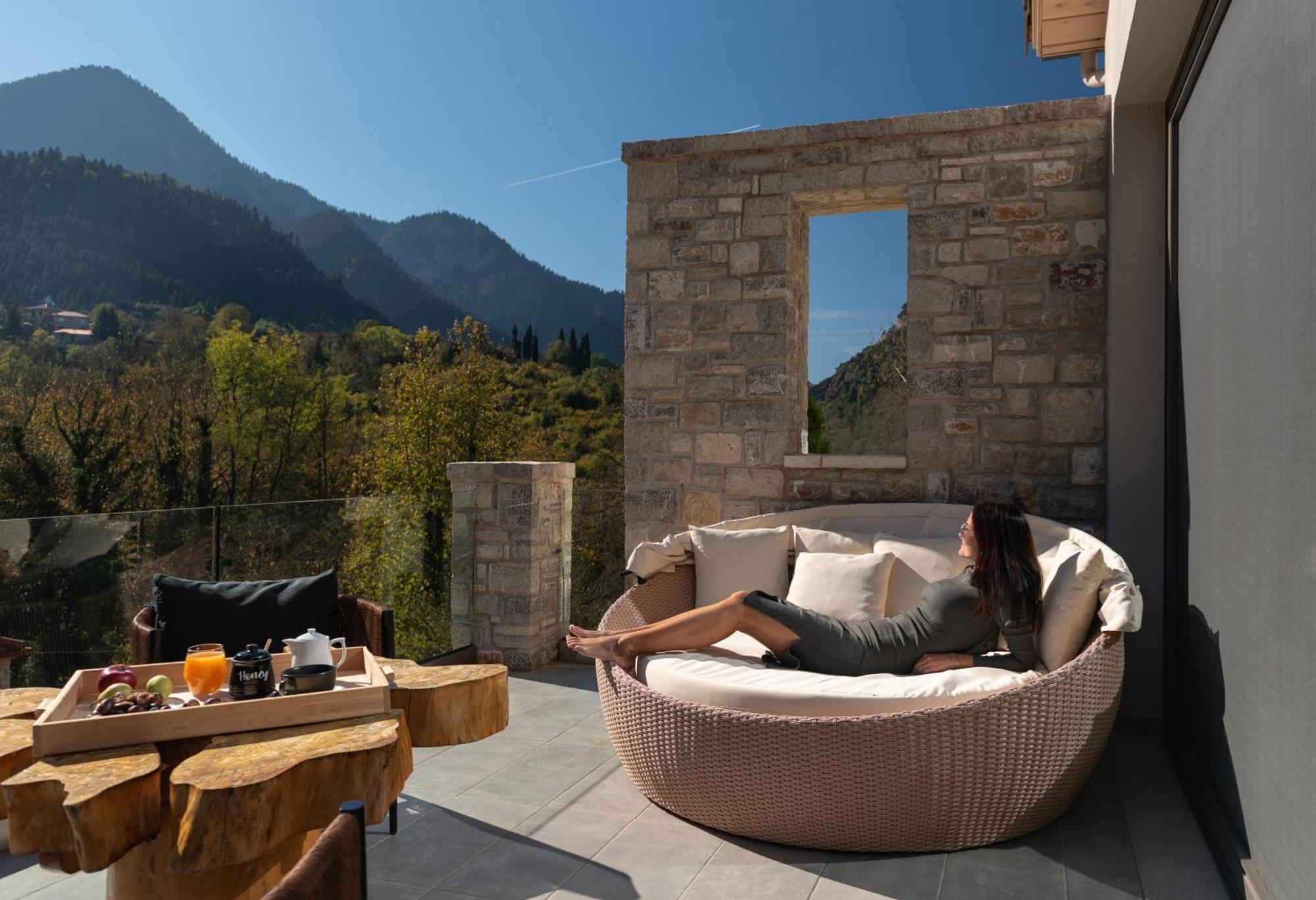 Evora Luxury Suites Mega Chorio Exteriér fotografie